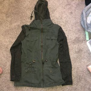 Olive Green Jacket from Charlotte Russe